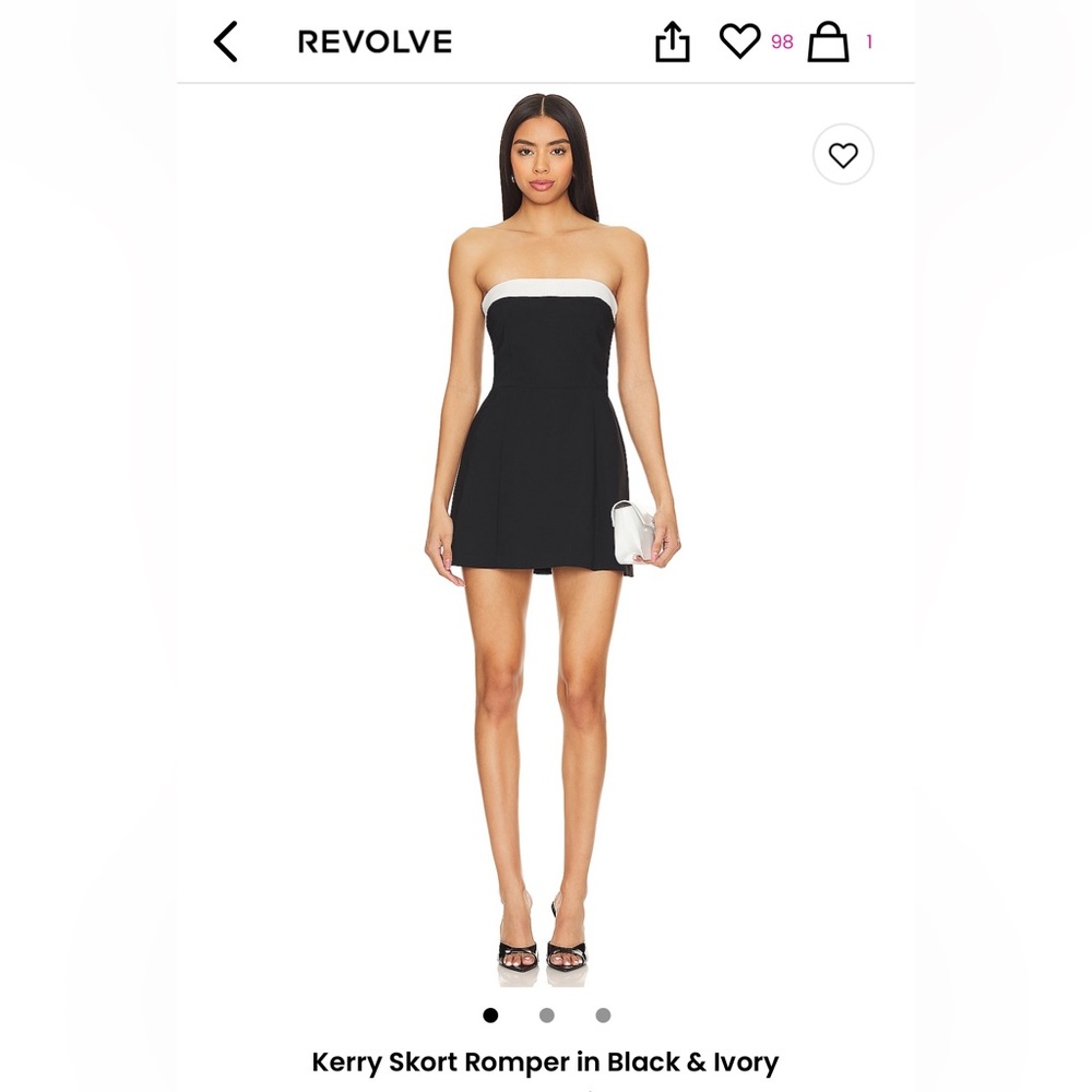 Amanda UpRichard Kerry Skort Romper size L